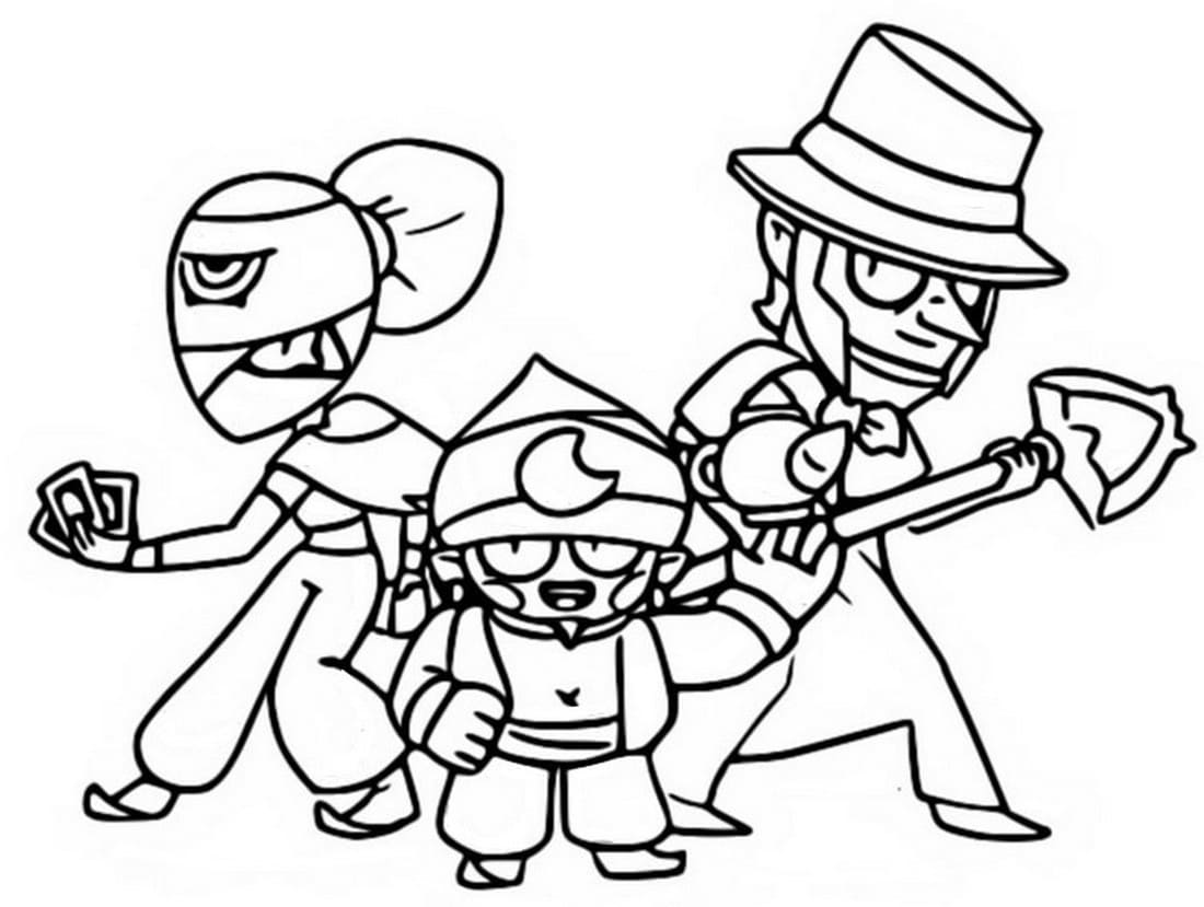 Brawl Stars kolorowanki